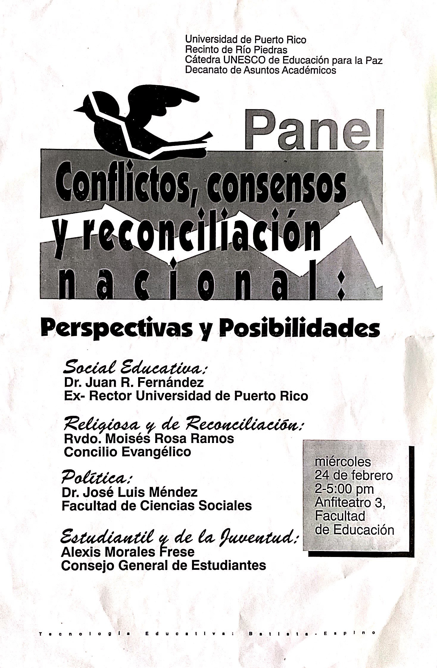 afiche de actividad